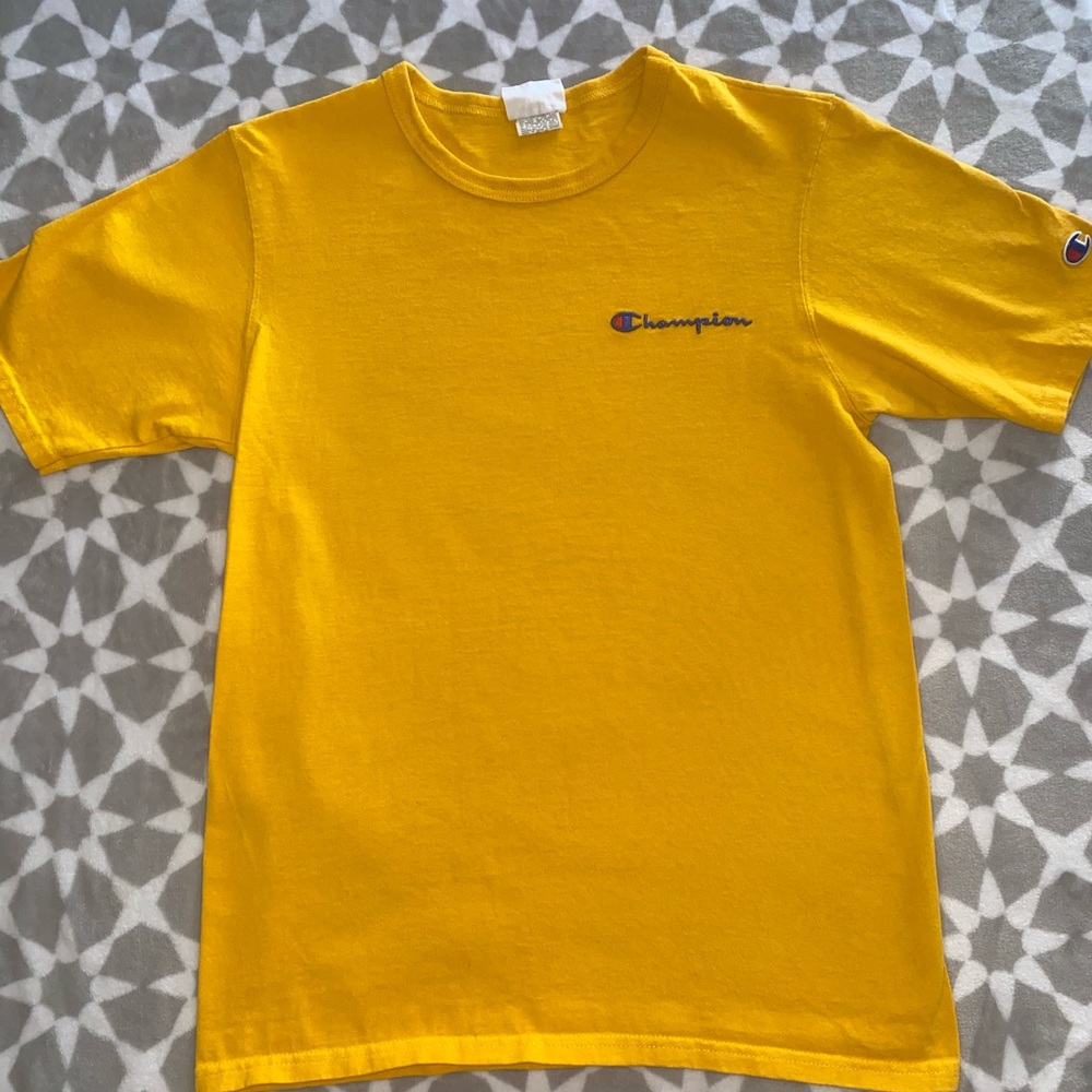 Champion yellow/mustard tee
